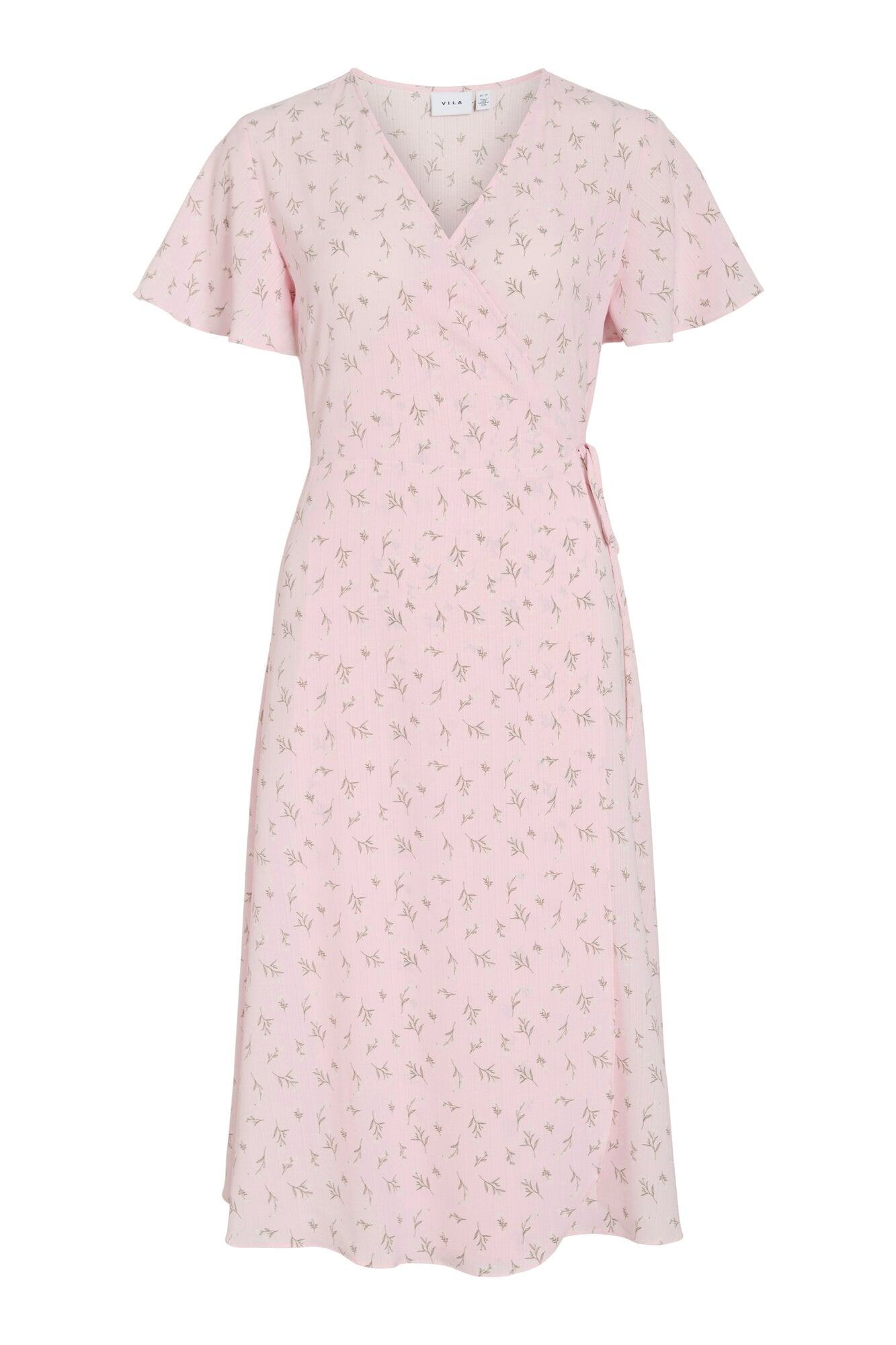 Vilovie Wrap midi kjole - Cherry Blossom